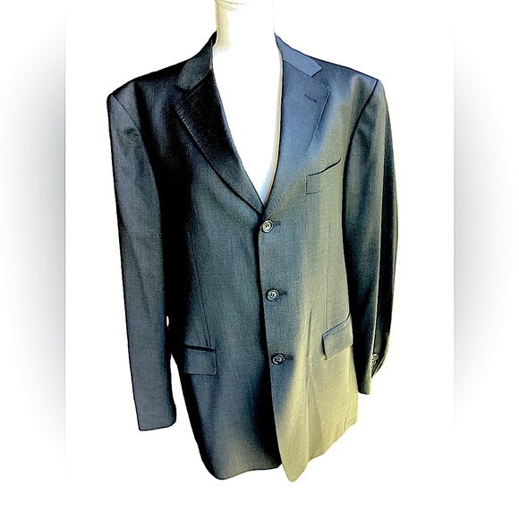 Vintage Christian Dior Men’s Wool Single Breasted Black Blazer. B24 - Picture 16 of 16